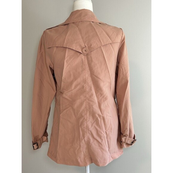 Forever 21 Light Pink Trench Coat Size Medium - Picture 3 of 11